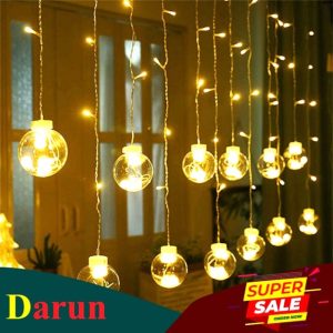 Wish Ball LED Fairy Light for Curtains- 16 feet, 12 Wish Ball - Fairy Lights