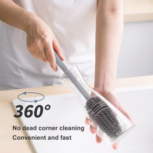 Silicone Bottle Cleaning Brush Bottle Cleaner for Washing Baby Bottles Handle Brush | Online Shopping in Bangladesh I পাইকারী ও খুচরা পণ্যের বিশ্বস্ত প্রতিষ্ঠান। 01735228855